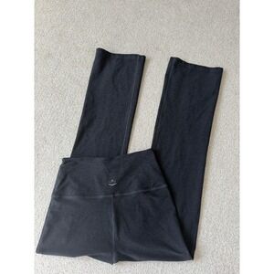Beyond Yoga Athleisure Pants Size L Charcoal Gray High Waisted Space Dye